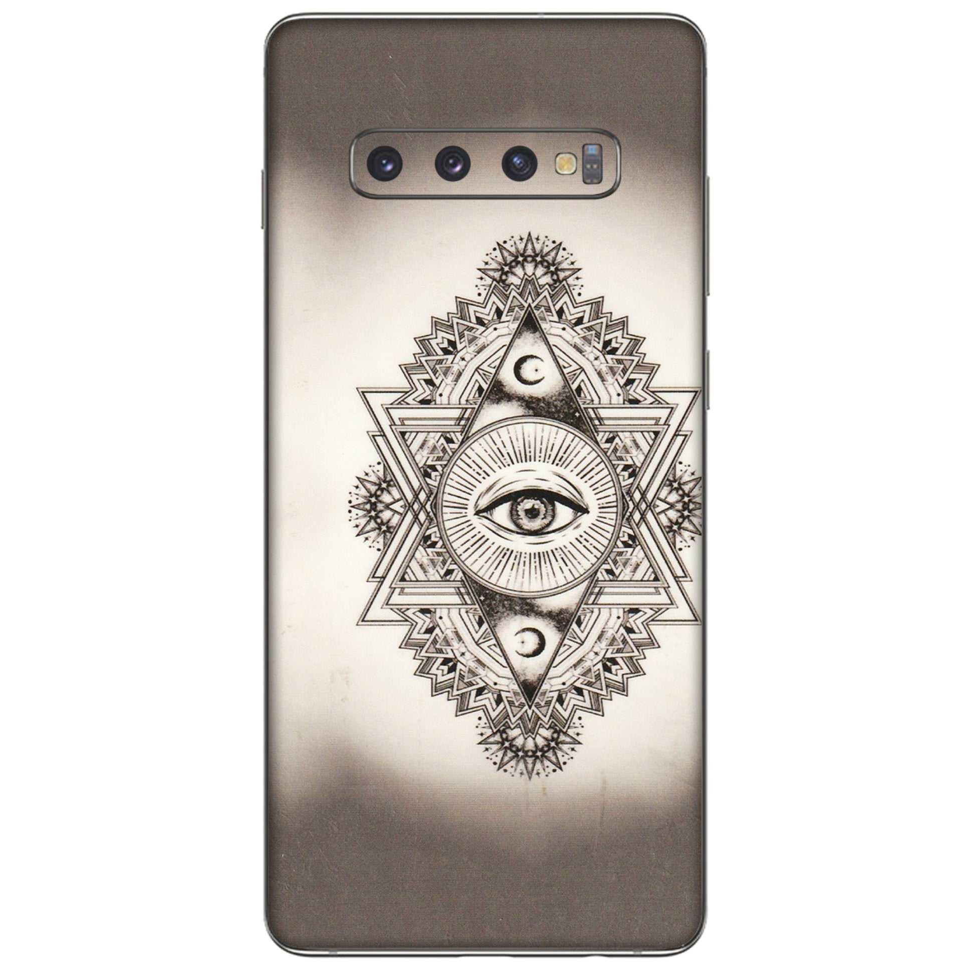 Samsung A/S Series Phone Skins (All Models) - Illuminati Great Eye - Transparent Finish (T-14) Samsung Galaxy S10 Plus