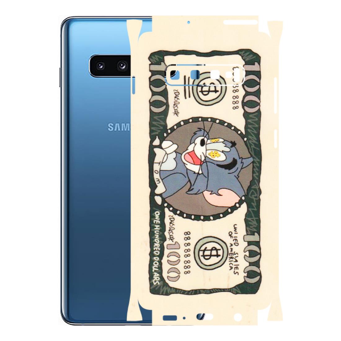 Samsung A/S Series Phone Skins (All Models) - One Hundred Dollar Tom - Transparent Finish (T-16) Samsung Galaxy S10 Plus