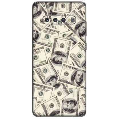 Samsung A/S Series Phone Skins (All Models) - Dollar Lover - Transparent Finish (T-17) Samsung Galaxy S10 Plus