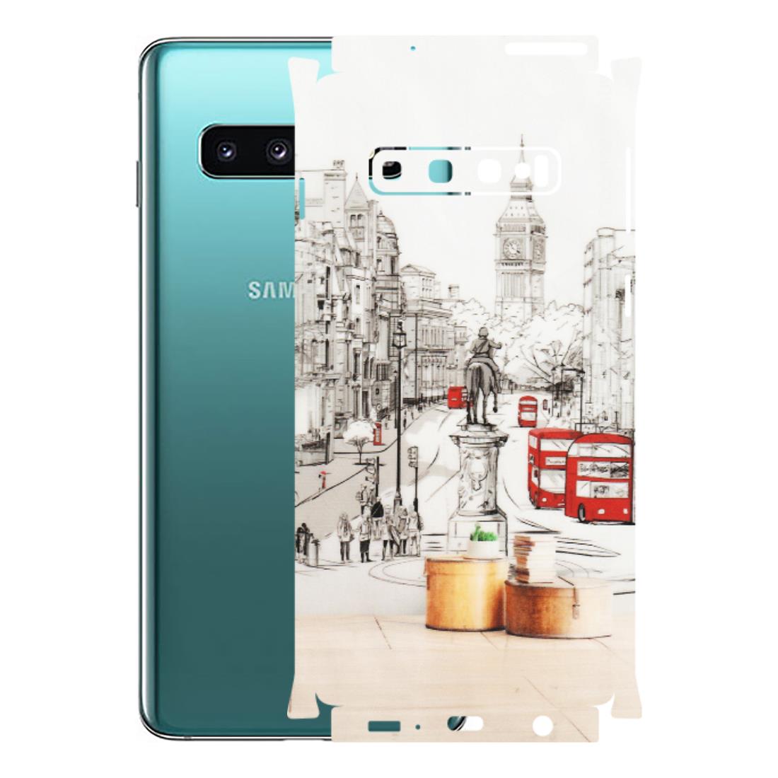 Samsung A/S Series Phone Skins (All Models) - London Street - Transparent Finish (T-02) Samsung Galaxy S10