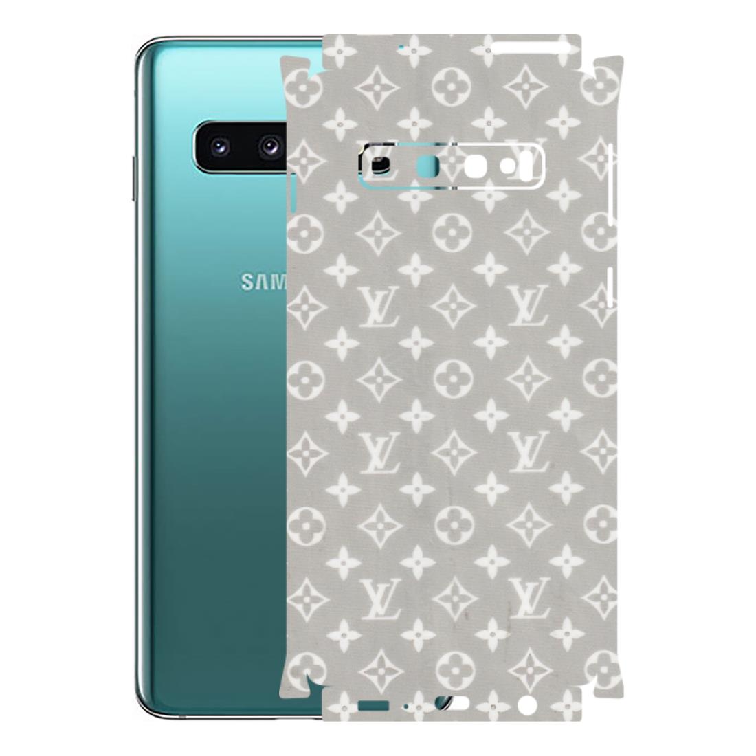 Samsung A/S Series Phone Skins (All Models) - Luxury Brands Logo - Transparent Finish (T-07) Samsung Galaxy S10