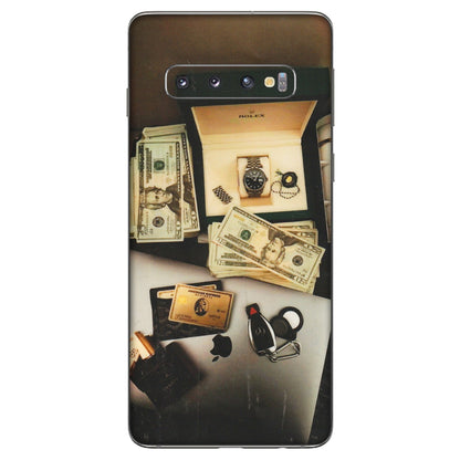 Samsung A/S Series Phone Skins (All Models) - Luxury Lifestyle - Transparent Finish (T-11) Samsung Galaxy S10