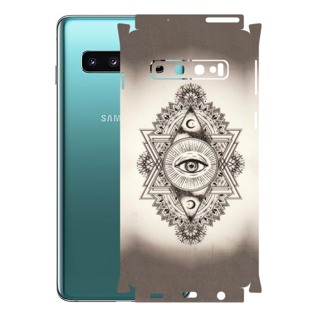 Samsung A/S Series Phone Skins (All Models) - Illuminati Great Eye - Transparent Finish (T-14) Samsung Galaxy S10