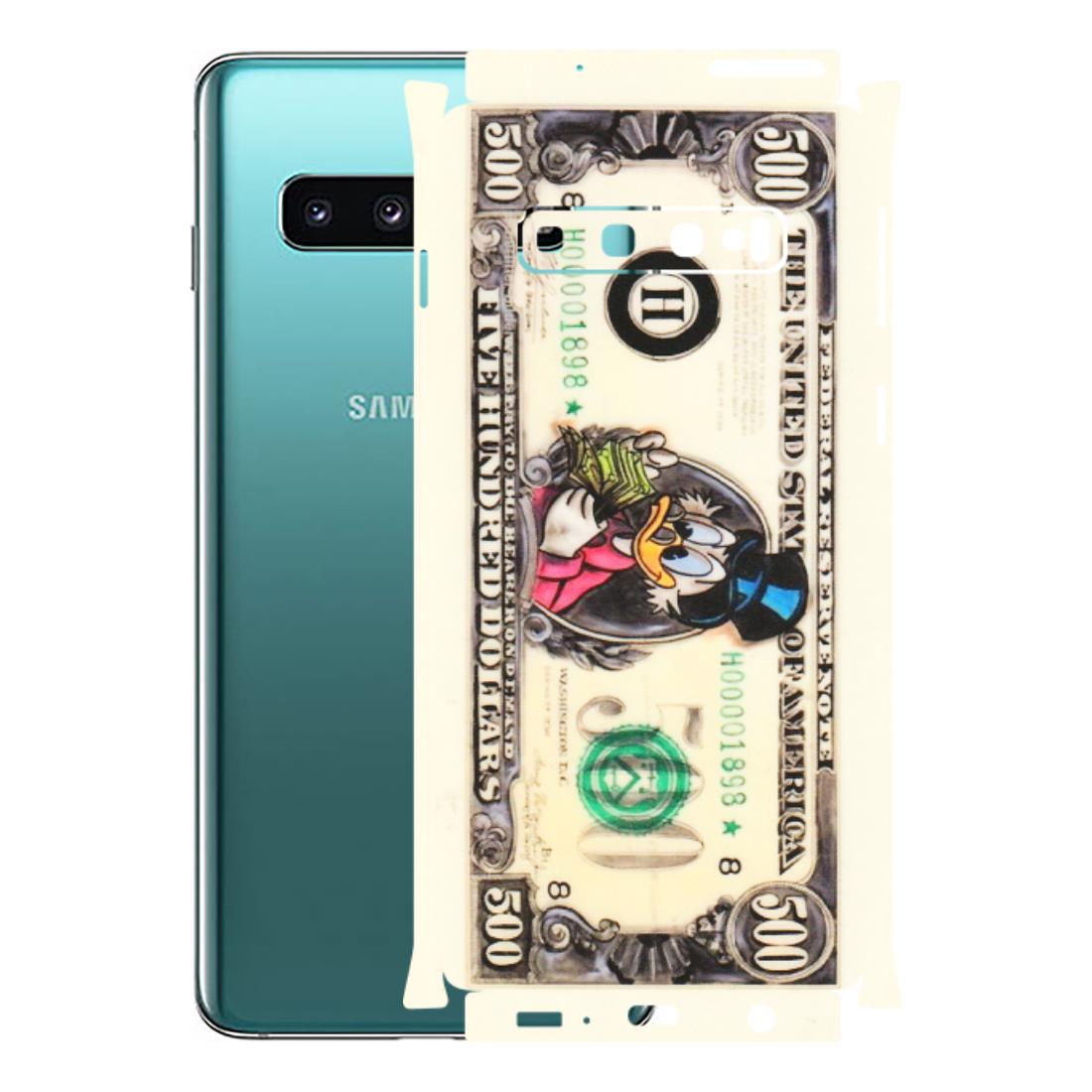 Samsung A/S Series Phone Skins (All Models) - Five Hundred Dollar Duck - Transparent Finish (T-15) Samsung Galaxy S10