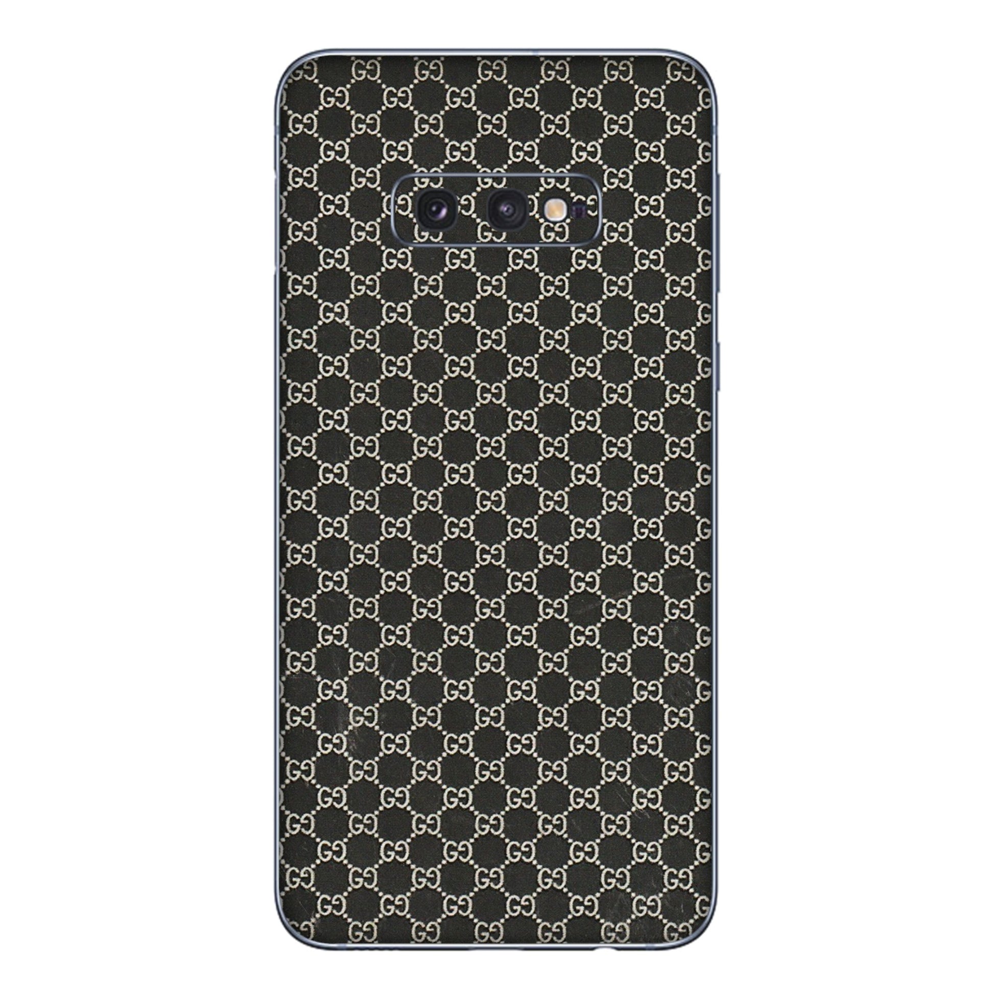 Samsung A/S Series Phone Skins (All Models) - Black G Print - 3D Embossed Finish (L-109) Samsung Galaxy S10E