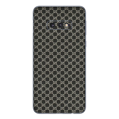Samsung A/S Series Phone Skins (All Models) - Black G Print - 3D Embossed Finish (L-109) Samsung Galaxy S10E