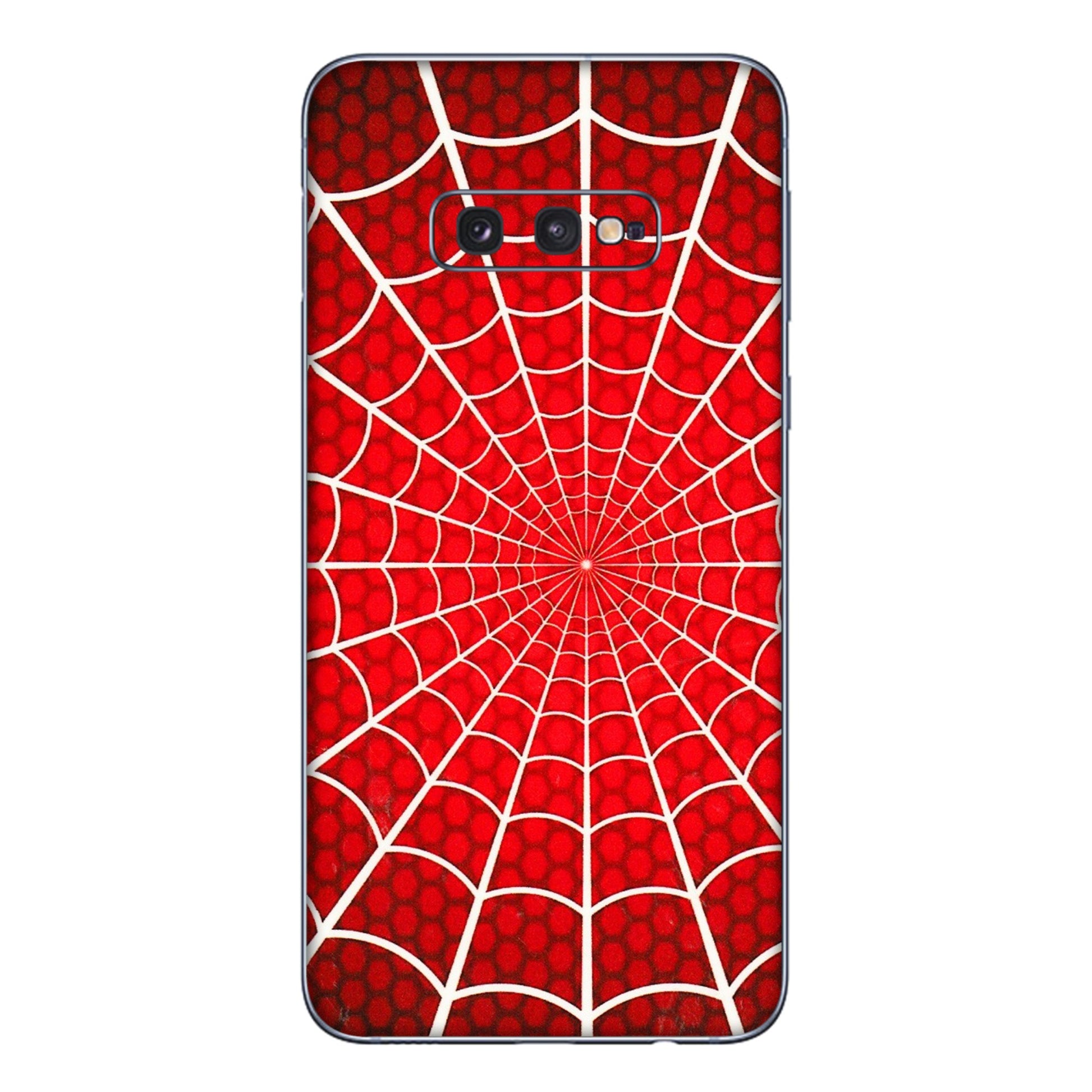 Samsung A/S Series Phone Skins (All Models) - Classic Spidey Web - 3D Embossed Finish (L-115) Samsung Galaxy S10E