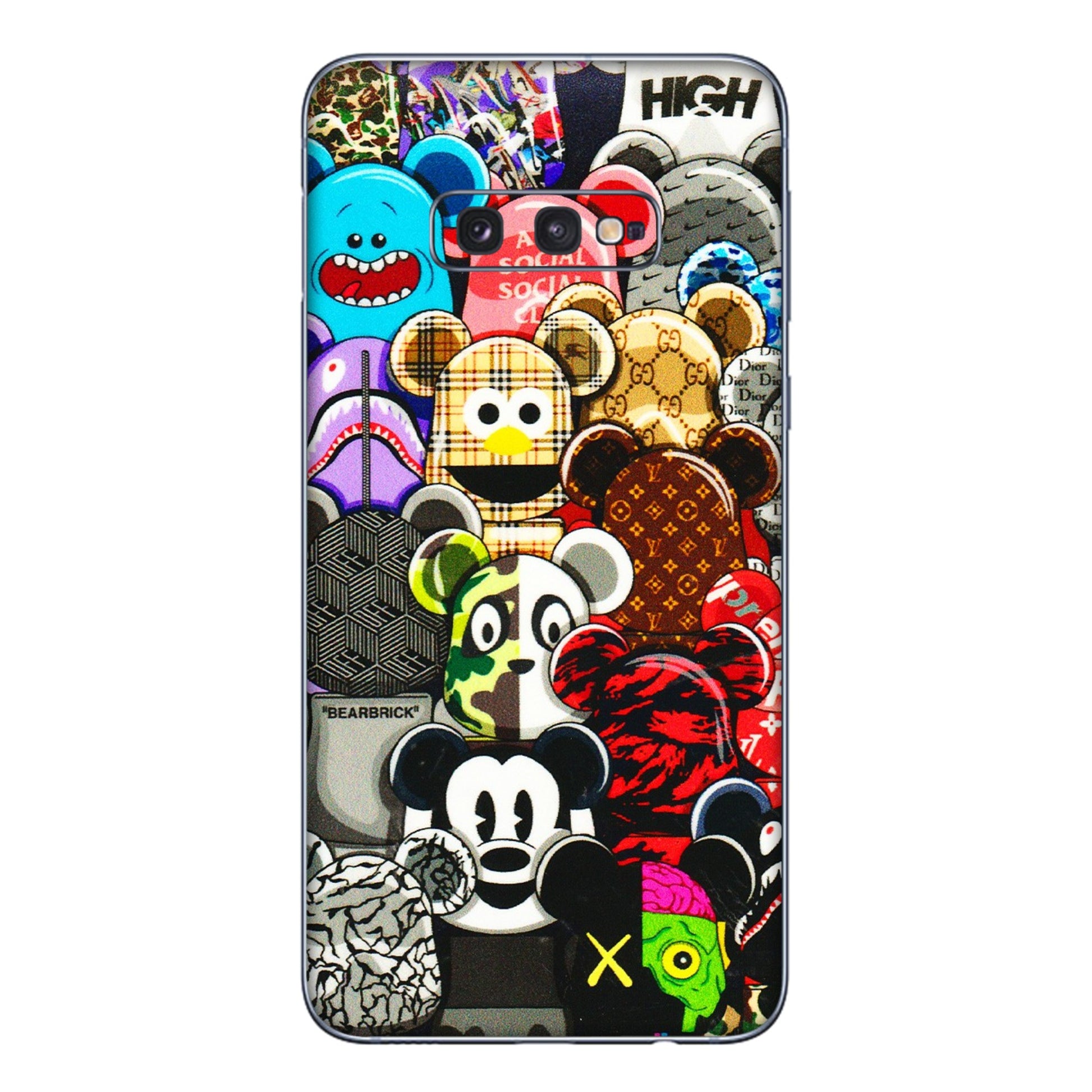 Samsung A/S Series Phone Skins (All Models) - More Mickey Mouses - 3D Embossed Finish (L-118) Samsung Galaxy S10E