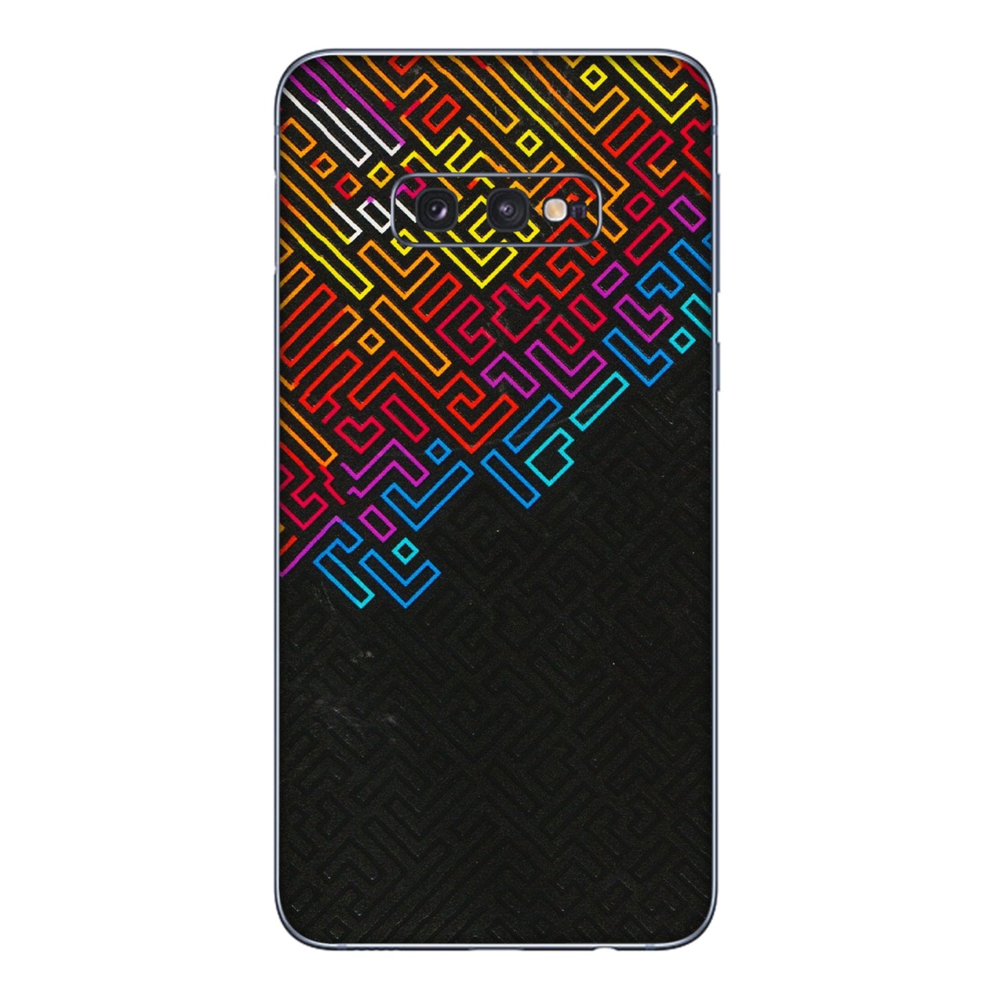Samsung A/S Series Phone Skins (All Models) - Dotme Pattern Art - 3D Embossed Finish (L-121) Samsung Galaxy S10E