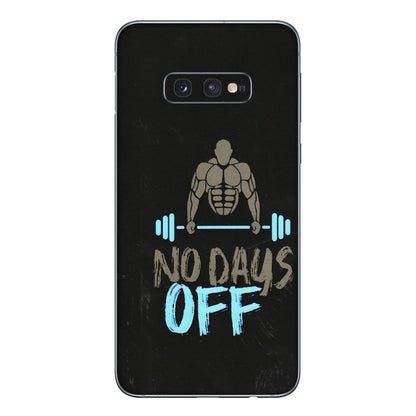 Samsung A/S Series Phone Skins (All Models) - Gym Lover - 3D Embossed Finish (L-127) Samsung Galaxy S10E