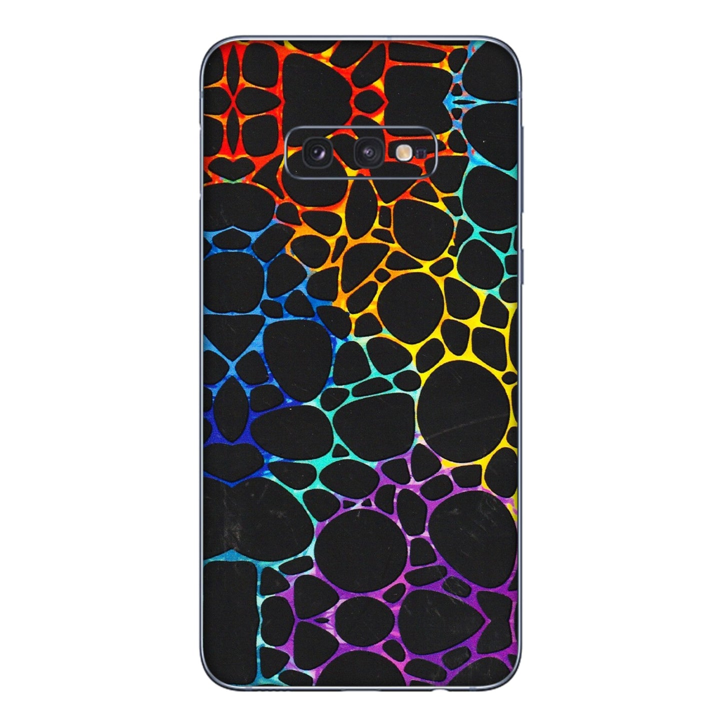 Samsung A/S Series Phone Skins (All Models) - Abstract Art MultiColour - 3D Embossed Finish (L-133) Samsung Galaxy S10E