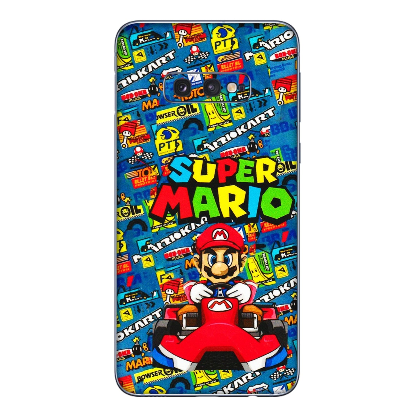 Samsung A/S Series Phone Skins (All Models) - Super Mario Kart - 3D Embossed Finish (L-140) Samsung Galaxy S10E