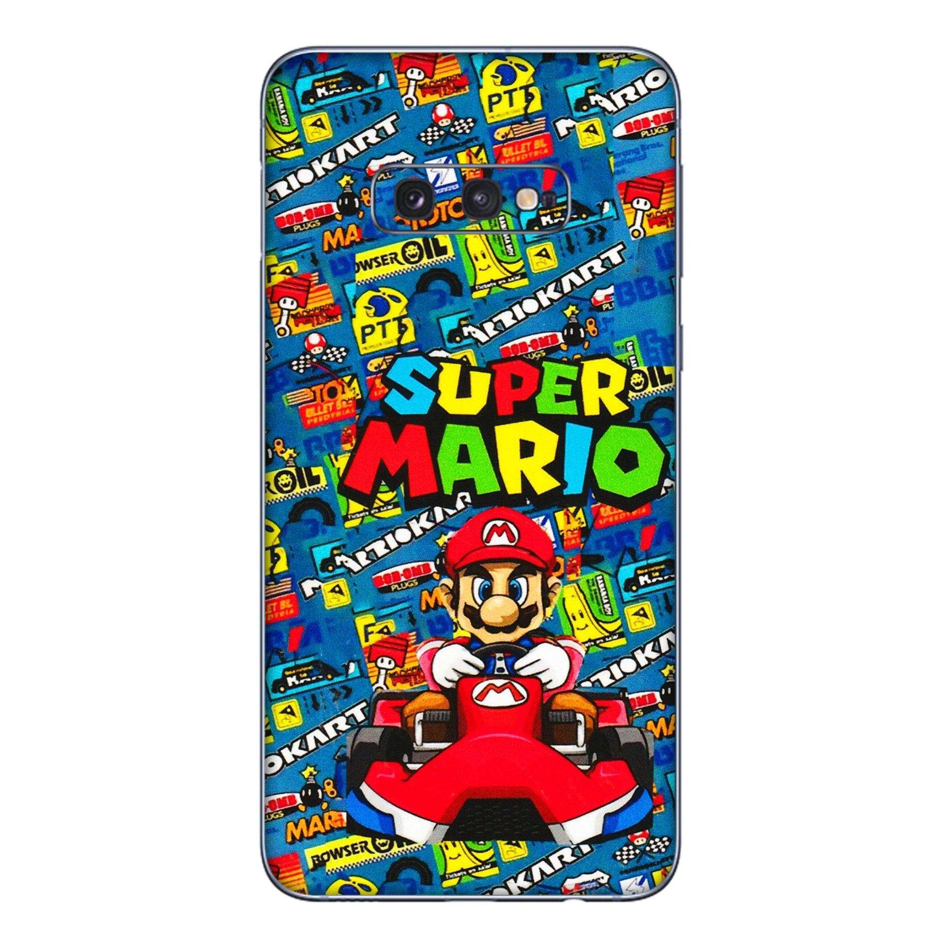 Samsung A/S Series Phone Skins (All Models) - Super Mario Kart - 3D Embossed Finish (L-140) Samsung Galaxy S10E