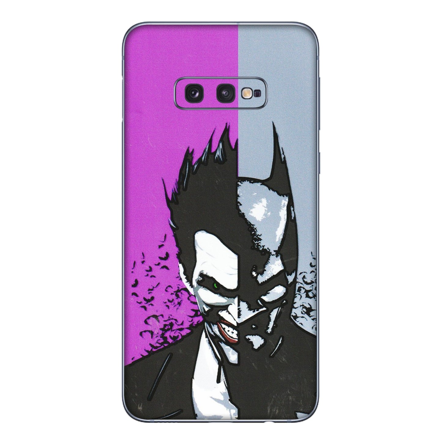 Samsung A/S Series Phone Skins (All Models) - Batman & Joker - 3D Embossed Finish (L-143) Samsung Galaxy S10E
