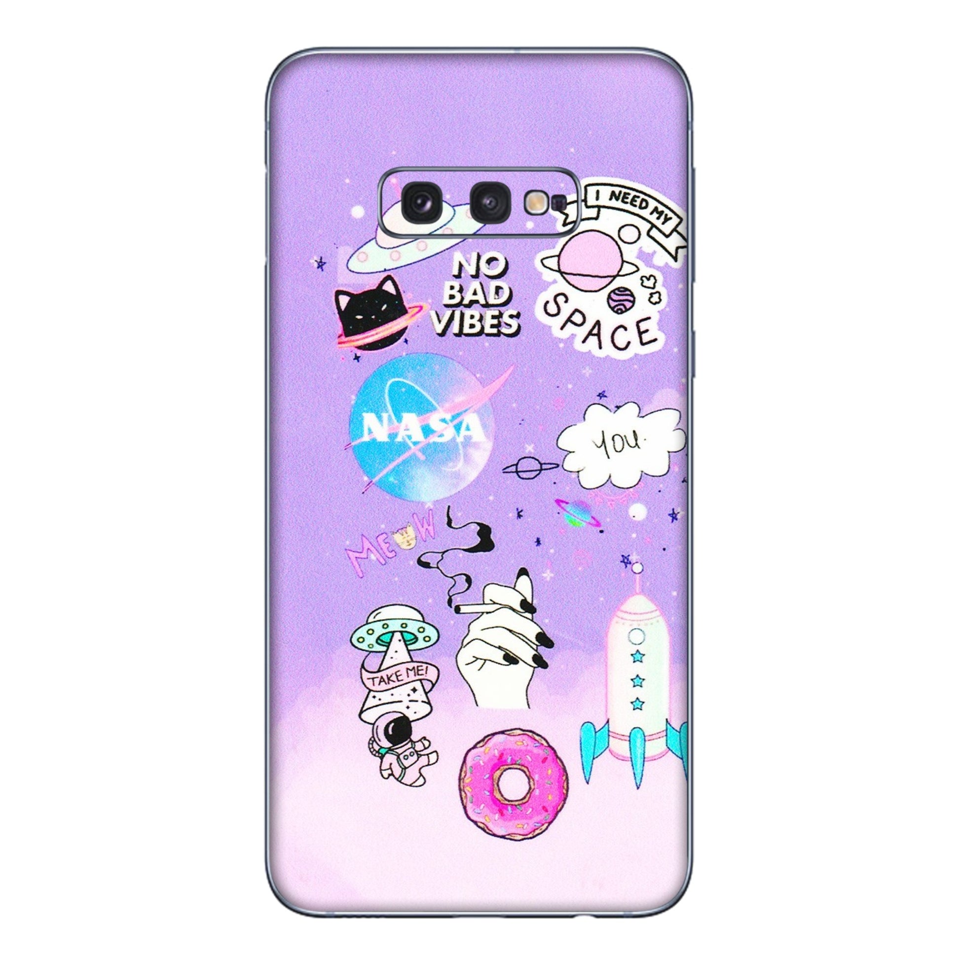 Samsung A/S Series Phone Skins (All Models) - I Need My Nasa Skin - 3D Embossed Finish (L-149) Samsung Galaxy S10E