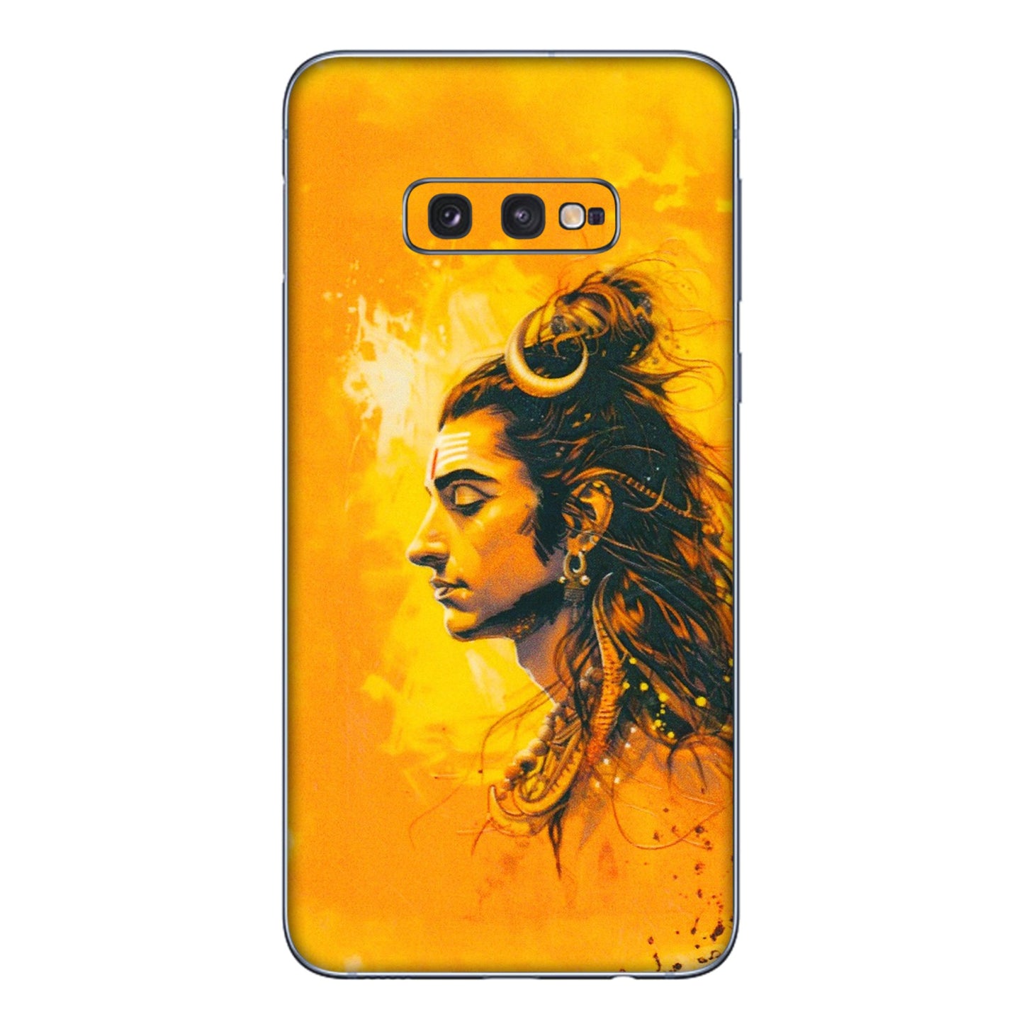 Samsung A/S Series Phone Skins (All Models) - Shiv Shakti - 3D Embossed Finish (L-14) Samsung Galaxy S10E