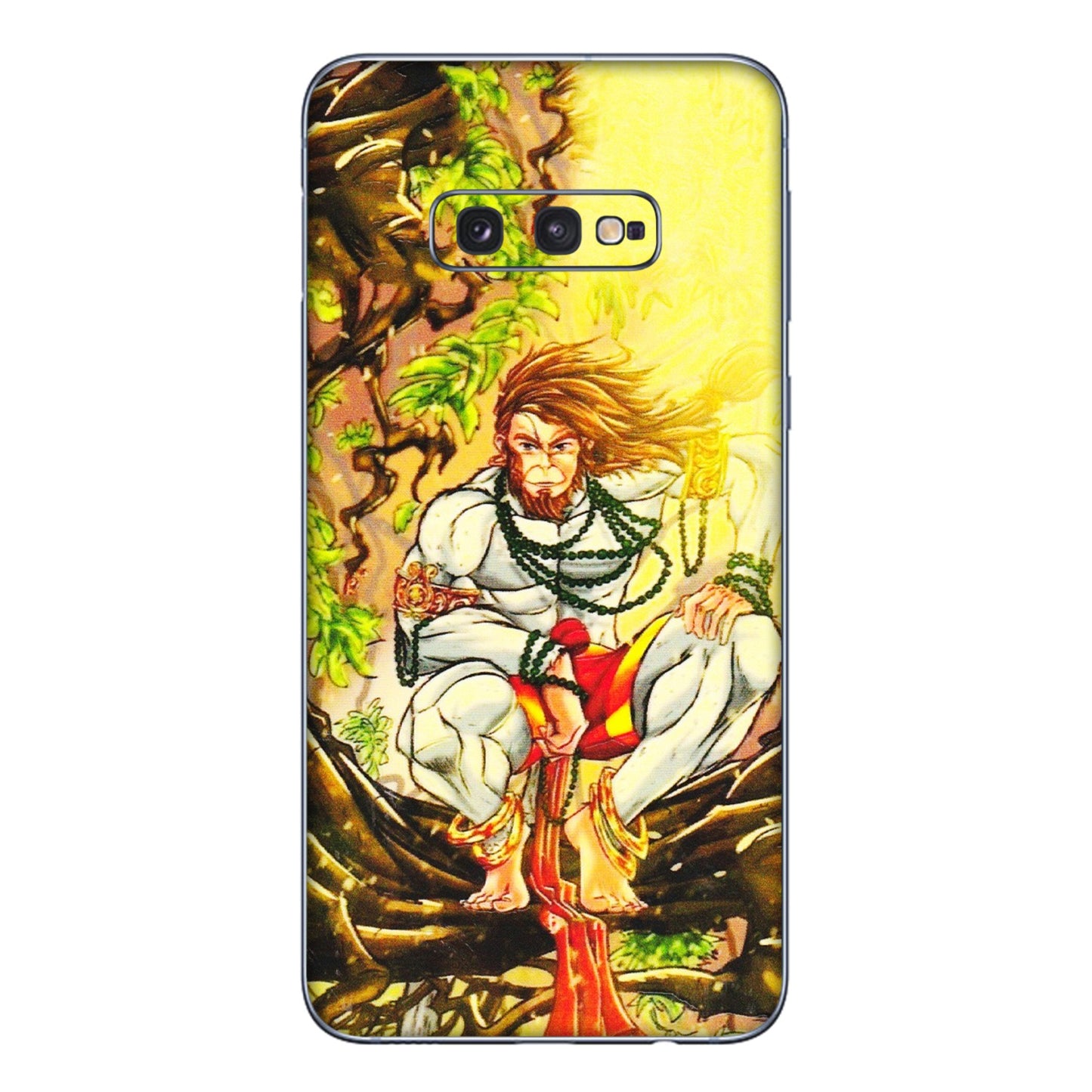 Samsung A/S Series Phone Skins (All Models) - Lord Hanuman - 3D Embossed Finish (L-152) Samsung Galaxy S10E