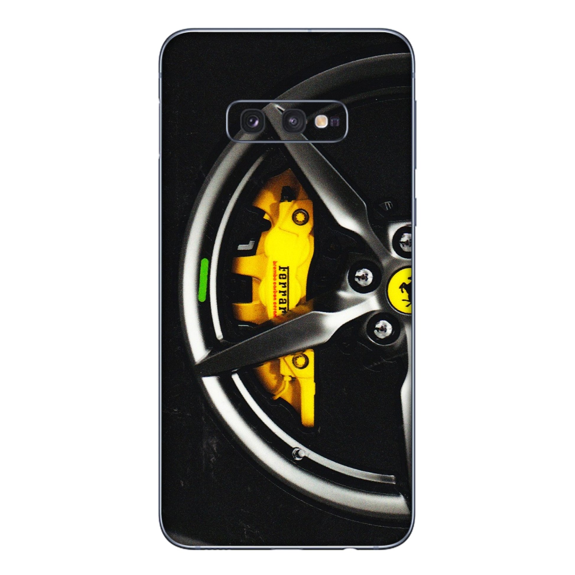 Samsung A/S Series Phone Skins (All Models) - Ferrari Wheel Alloy - 3D Embossed Finish (L-173) Samsung Galaxy S10E