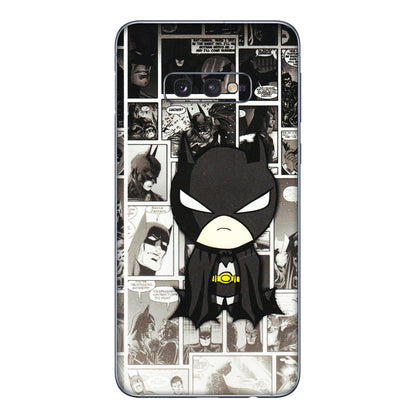 Samsung A/S Series Phone Skins (All Models) - Toon Batman - 3D Embossed Finish (L-182) Samsung Galaxy S10E