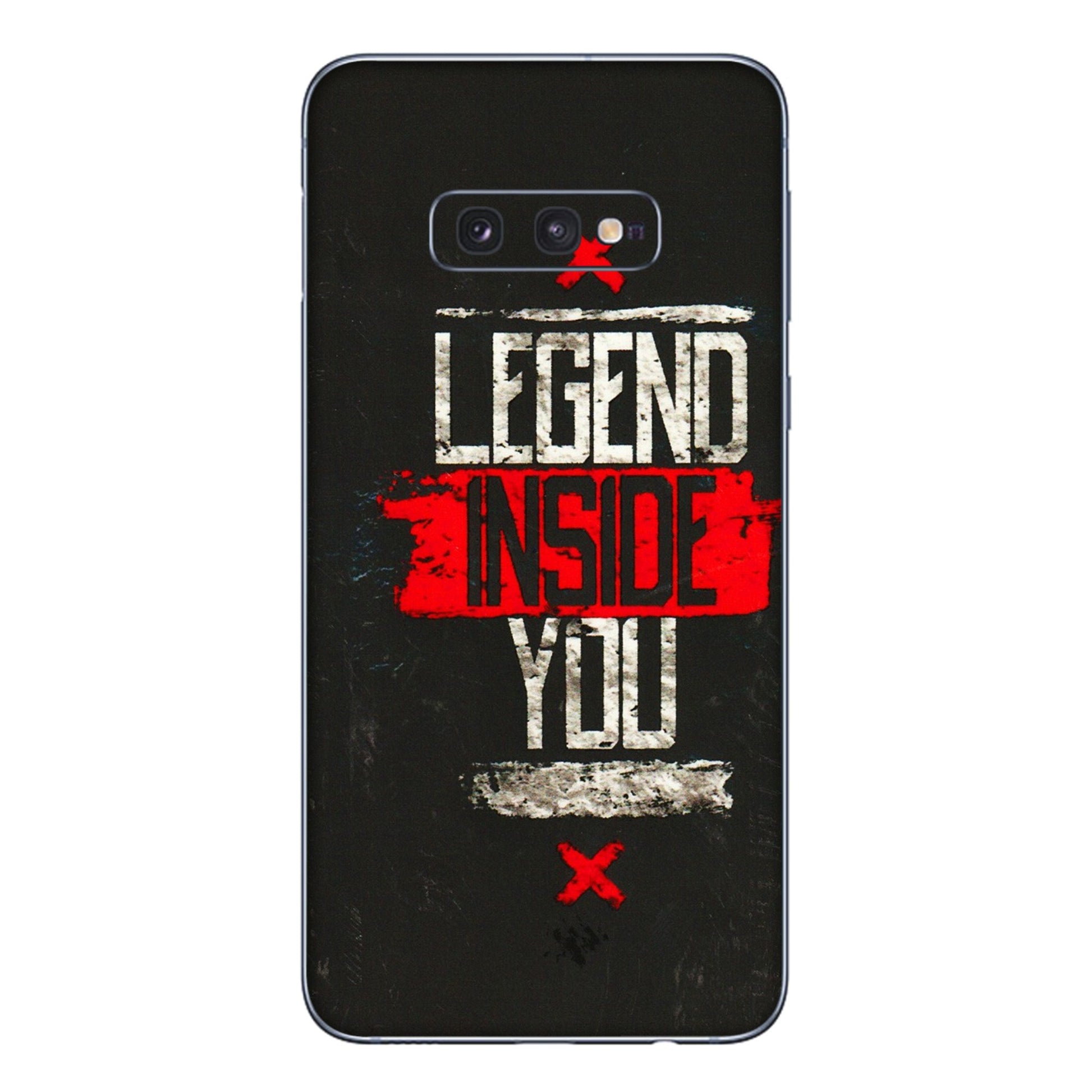 Samsung A/S Series Phone Skins (All Models) - Legend Inside You - 3D Embossed Finish (L-186) Samsung Galaxy S10E
