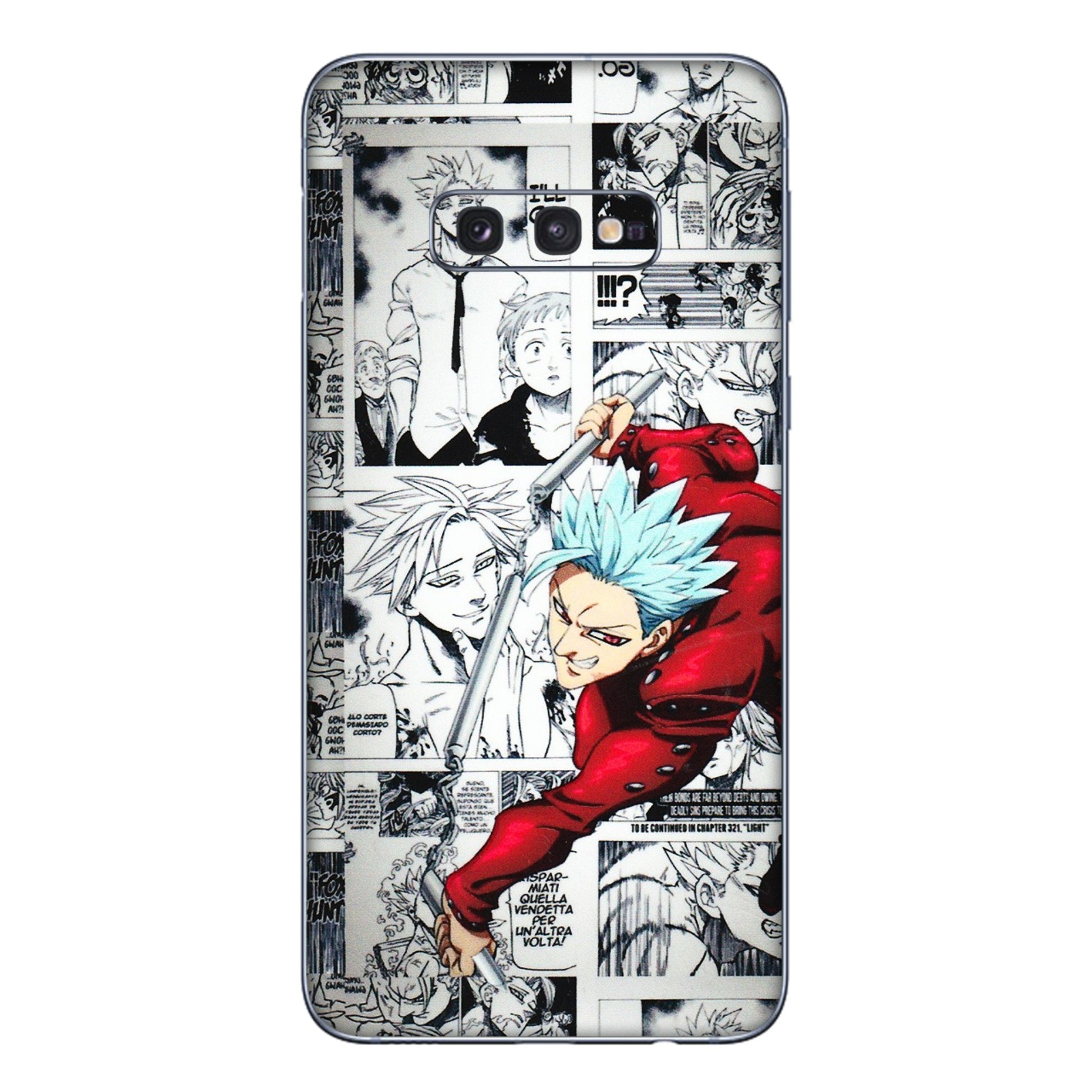 Samsung A/S Series Phone Skins (All Models) - Anime Comic - 3D Embossed Finish (L-192) Samsung Galaxy S10E