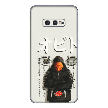 Samsung A/S Series Phone Skins (All Models) - Obito Anime Eye - 3D Embossed Finish (L-19) Samsung Galaxy S10E