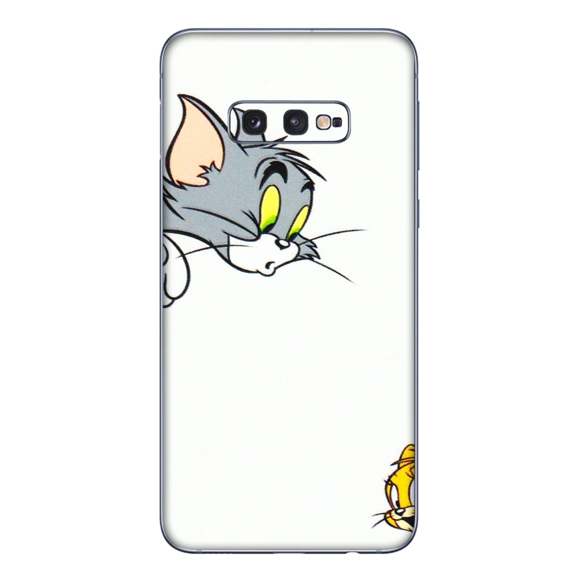 Samsung A/S Series Phone Skins (All Models) - Cute Tom And Jerry - 3D Embossed Finish (L-220) Samsung Galaxy S10E