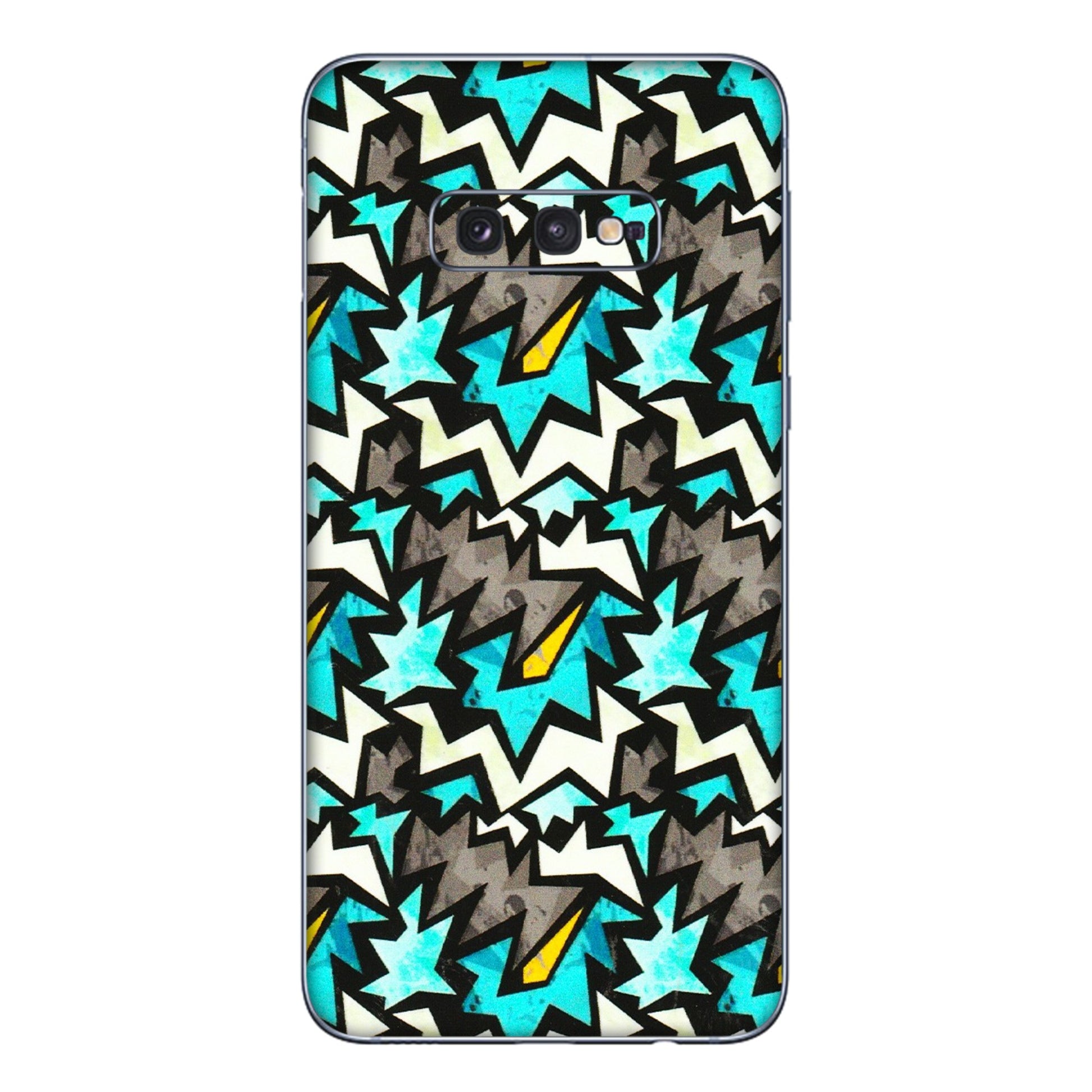 Samsung A/S Series Phone Skins (All Models) - Funky Zig Zag - 3D Embossed Finish (L-223) Samsung Galaxy S10E