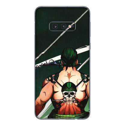 Samsung A/S Series Phone Skins (All Models) - Zoro Anime - 3D Embossed Finish (L-23) Samsung Galaxy S10E