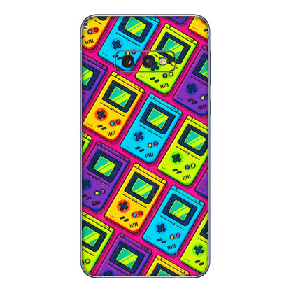 Samsung A/S Series Phone Skins (All Models) - Gameboy Colourful - 3D Embossed Finish (L-266) Samsung Galaxy S10E