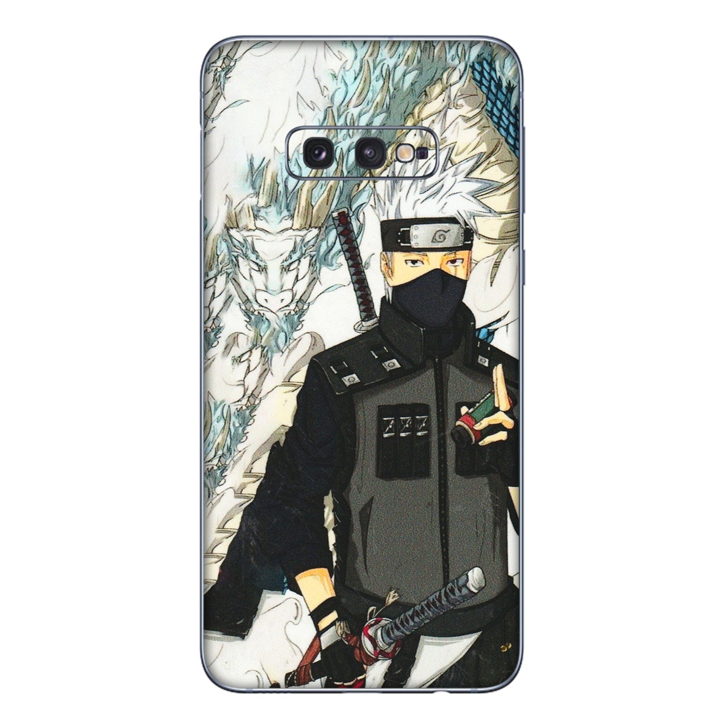 Samsung A/S Series Phone Skins (All Models) - Kakashi Hatake Naruto Anime - 3D Embossed Finish (L-46) Samsung Galaxy S10E