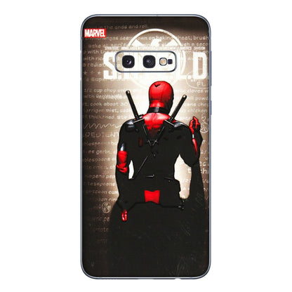 Samsung A/S Series Phone Skins (All Models) - Deadpool - 3D Embossed Finish (L-56) Samsung Galaxy S10E