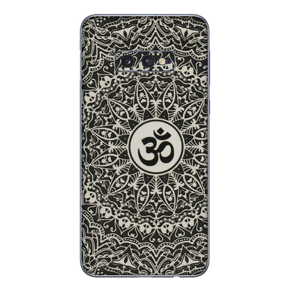 Samsung A/S Series Phone Skins (All Models) - Aum Elegant Mandala - 3D Embossed Finish (L-62) Samsung Galaxy S10E