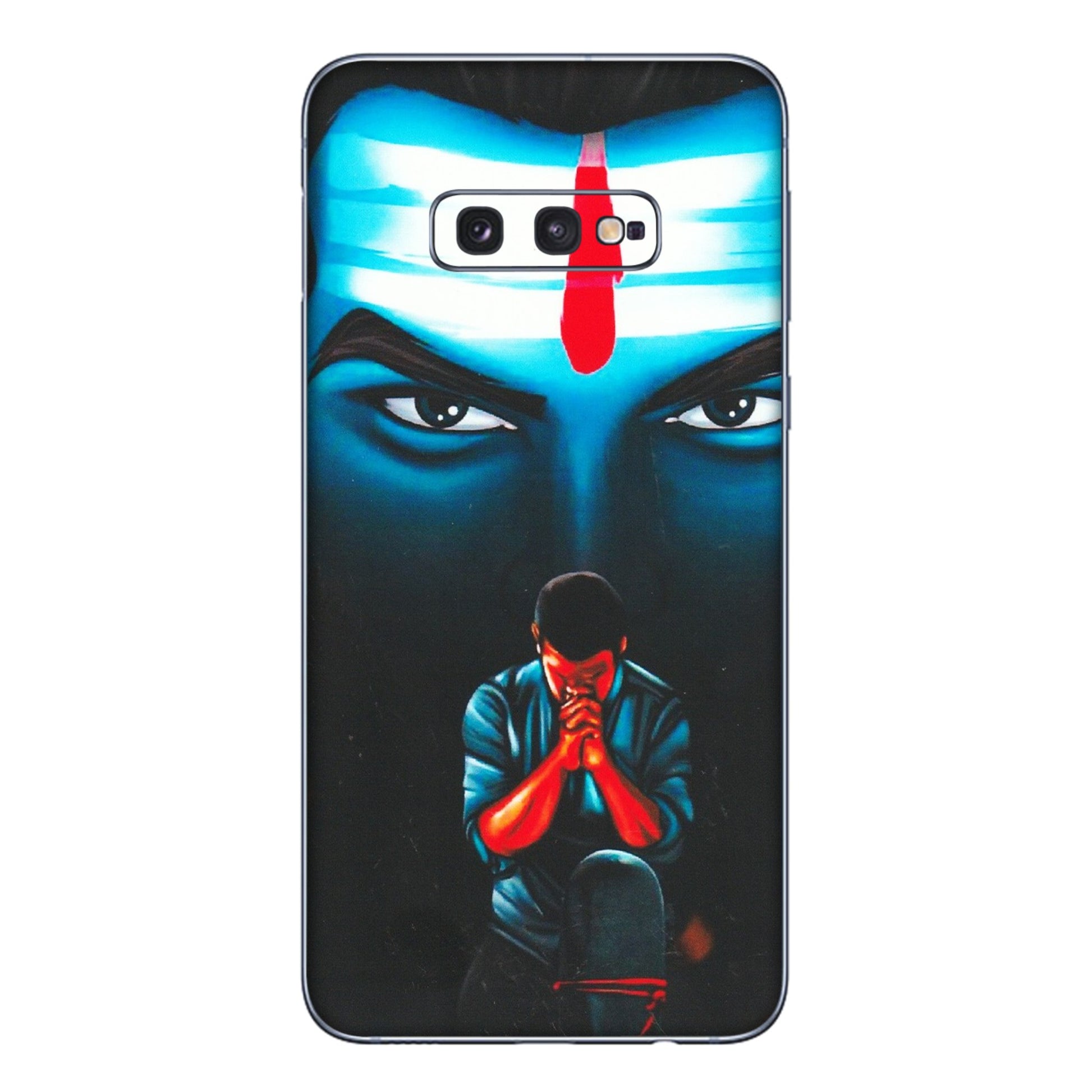 Samsung A/S Series Phone Skins (All Models) - Mahakal Bhakt - Matte Finish (M-112) Samsung Galaxy S10E