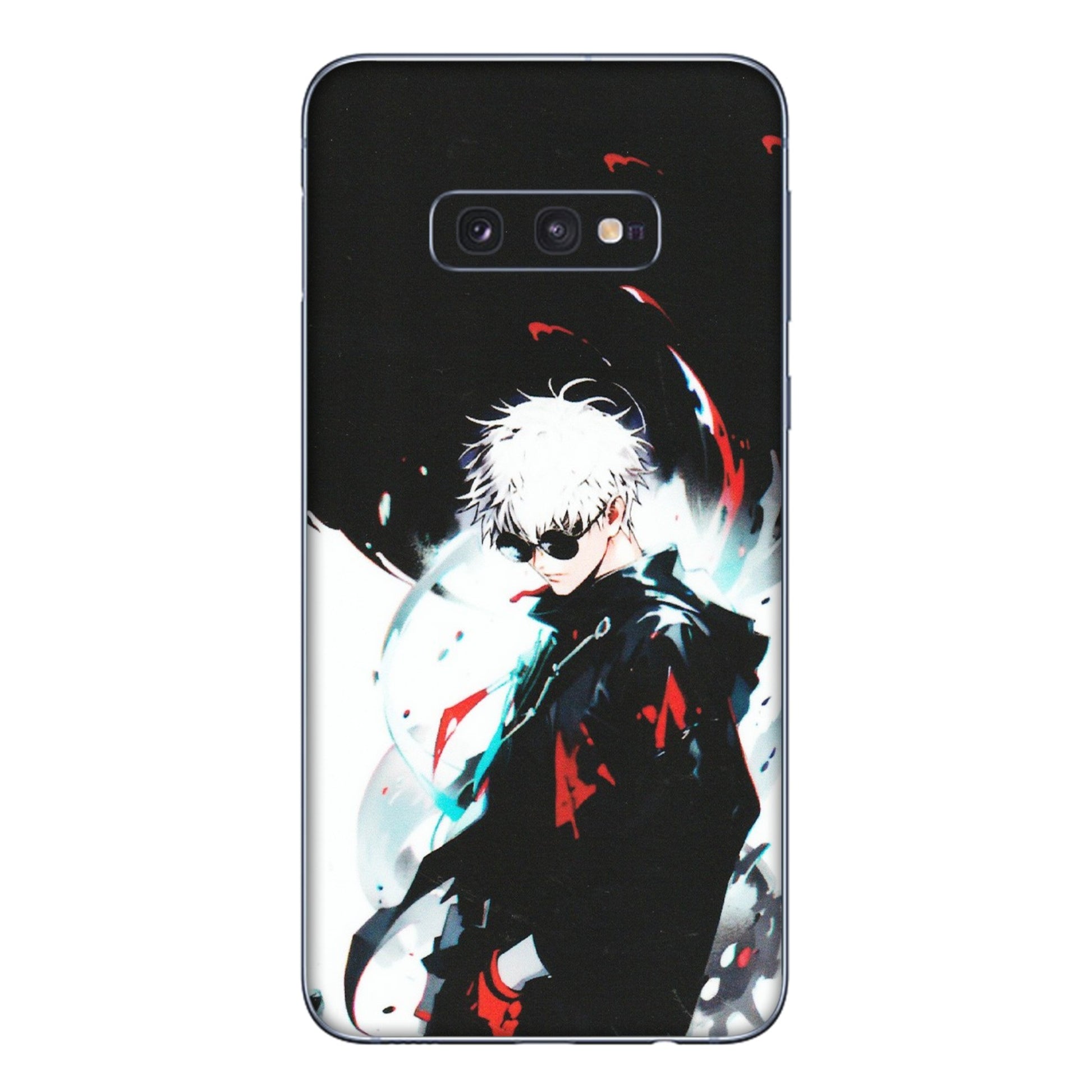Samsung A/S Series Phone Skins (All Models) - Gojo Powerful Charater Kaisen Anime - Matte Finish (M-144) Samsung Galaxy S10E