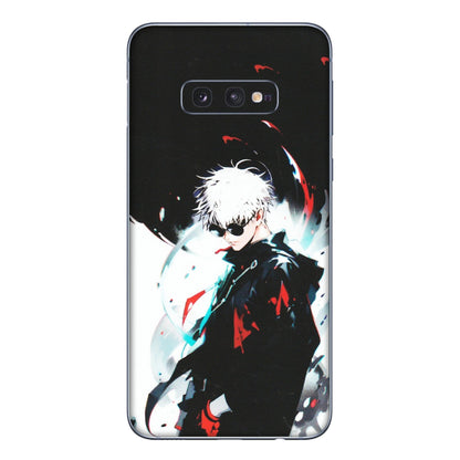 Samsung A/S Series Phone Skins (All Models) - Gojo Powerful Charater Kaisen Anime - Matte Finish (M-144) Samsung Galaxy S10E
