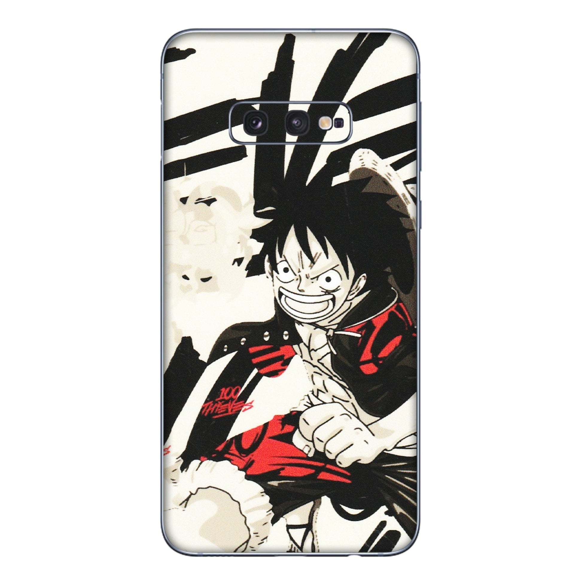 Samsung A/S Series Phone Skins (All Models) - Monkey D.Luffy Manga Anime - Matte Finish (M-145) Samsung Galaxy S10E