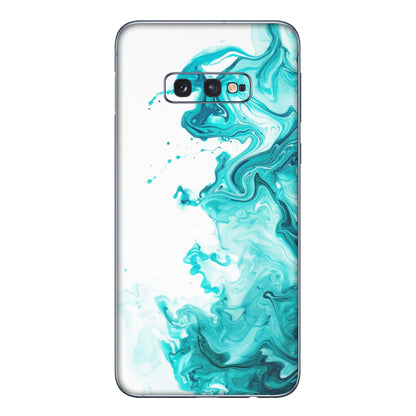 Samsung A/S Series Phone Skins (All Models) - Sky Blue Abstract Colour - Matte Finish (M-146) Samsung Galaxy S10E