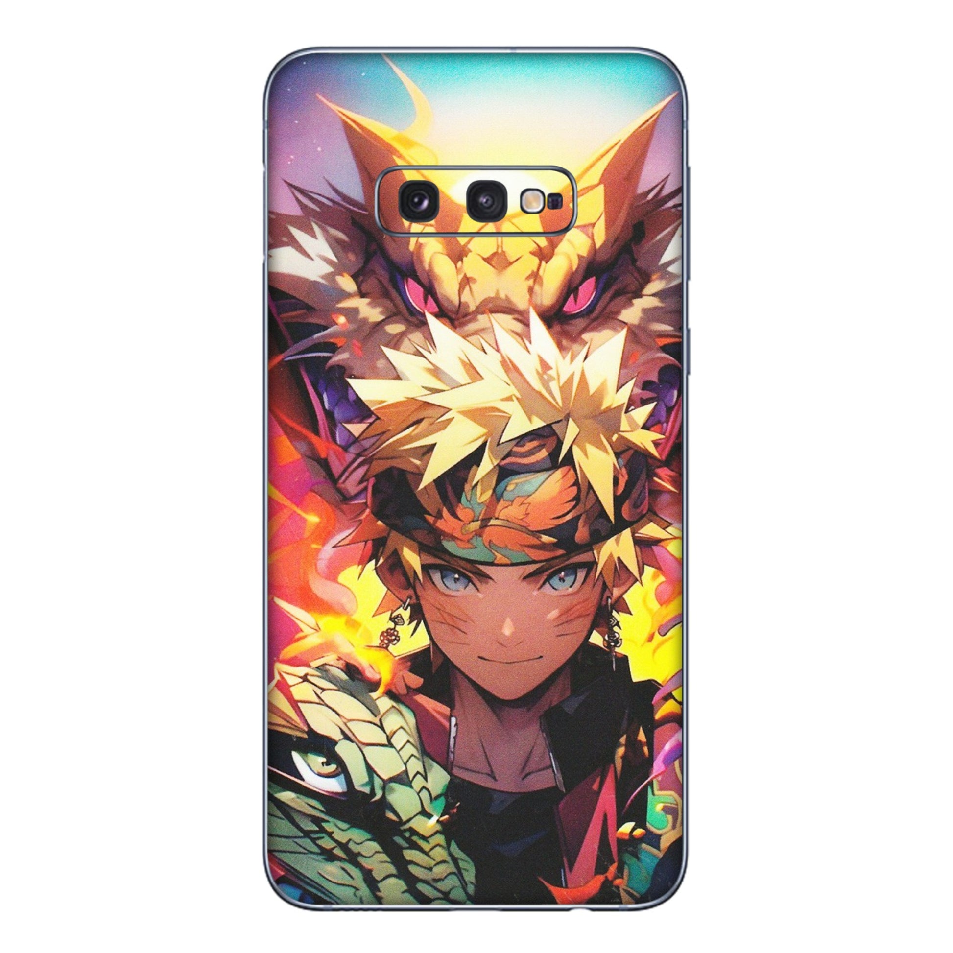 Samsung A/S Series Phone Skins (All Models) - Angry Naruto Anime - Matte Finish (M-148) Samsung Galaxy S10E