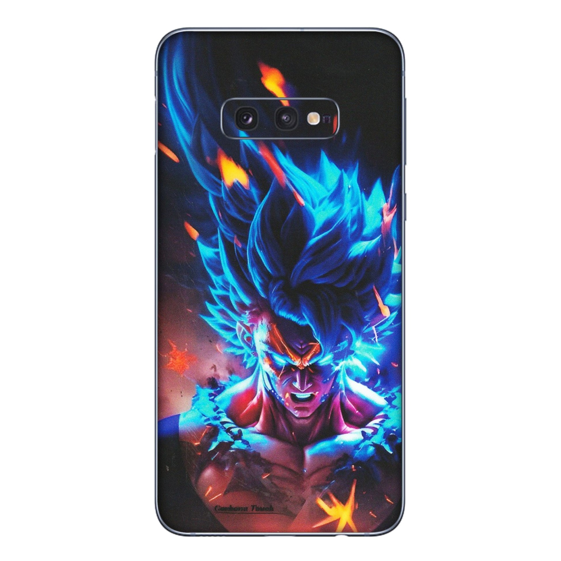 Samsung A/S Series Phone Skins (All Models) - Angry Goku Dragon Ball Anime - Matte Finish (M-150) Samsung Galaxy S10E