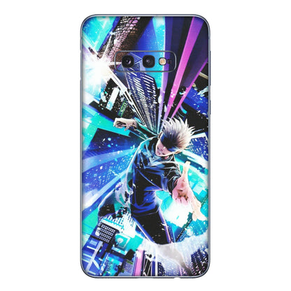 Samsung A/S Series Phone Skins (All Models) - Manga Action Jujustu Kaisen Anime - Matte Finish (M-155) Samsung Galaxy S10E