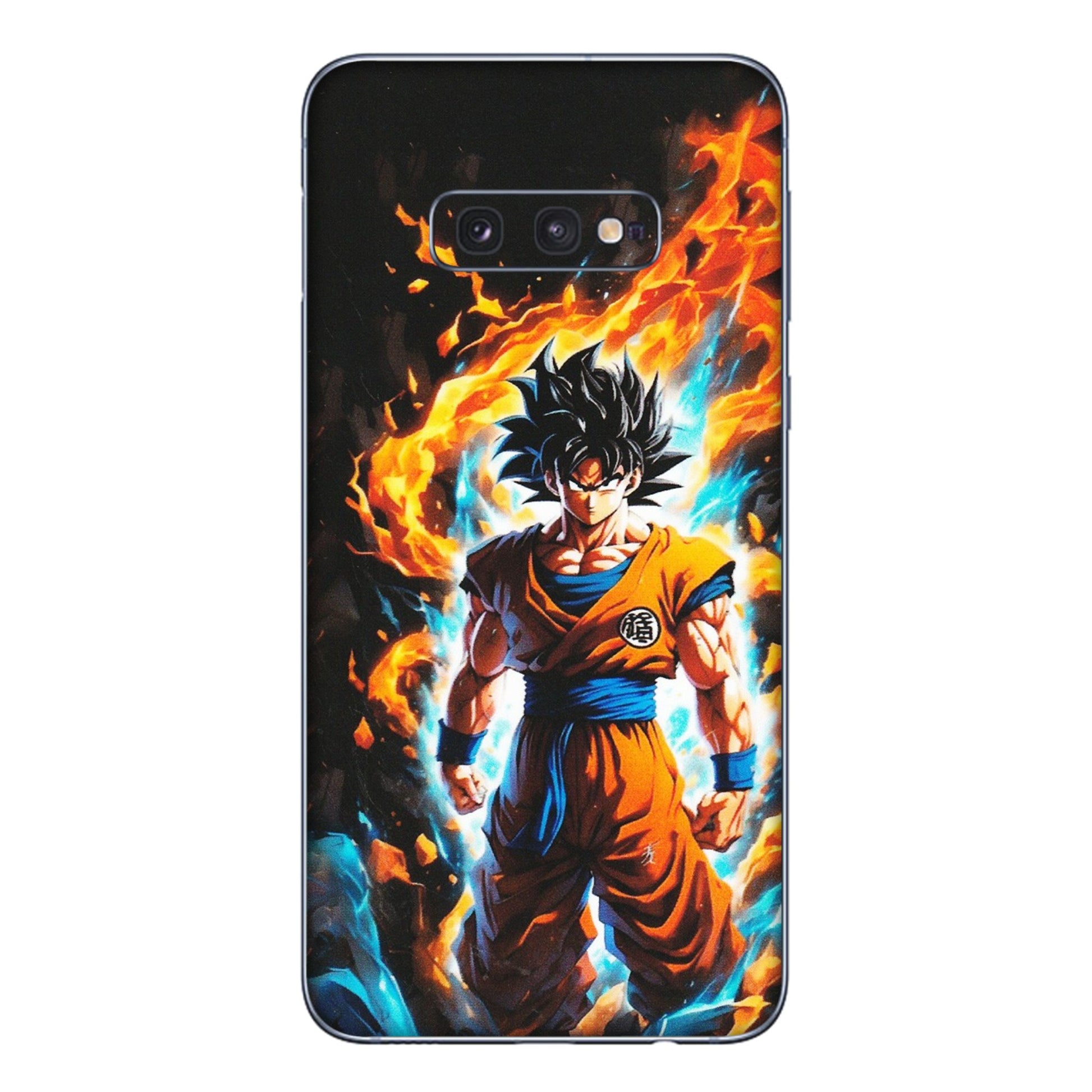 Samsung A/S Series Phone Skins (All Models) - Goku Transformation Anime - Matte Finish (M-159) Samsung Galaxy S10E