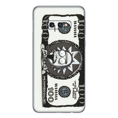 Samsung A/S Series Phone Skins (All Models) - Rick And Morty Hundred Dollar Anime - Matte Finish (M-161) Samsung Galaxy S10E