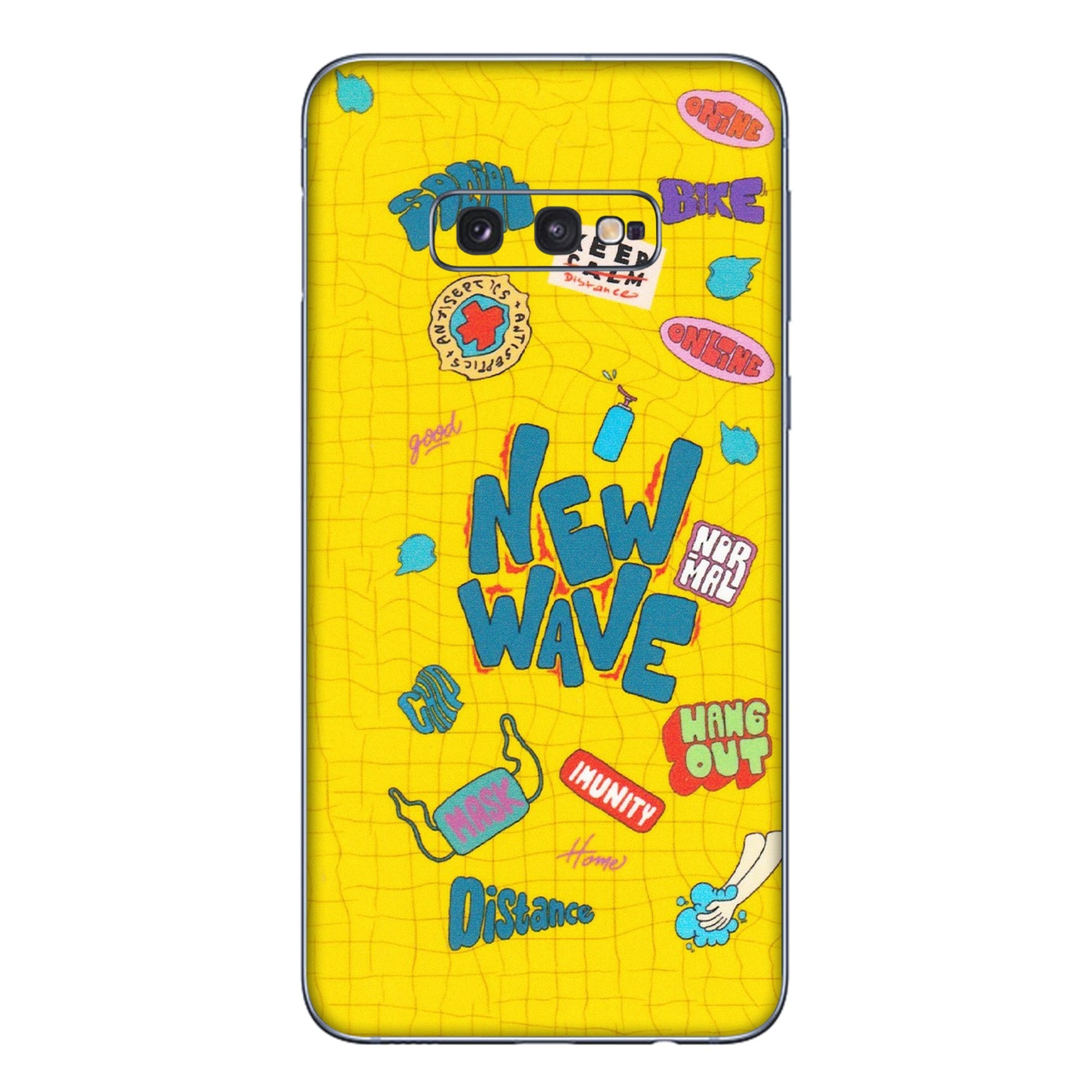 Samsung A/S Series Phone Skins (All Models) - New Wave Life - Matte Finish (M-17) Samsung Galaxy S10E
