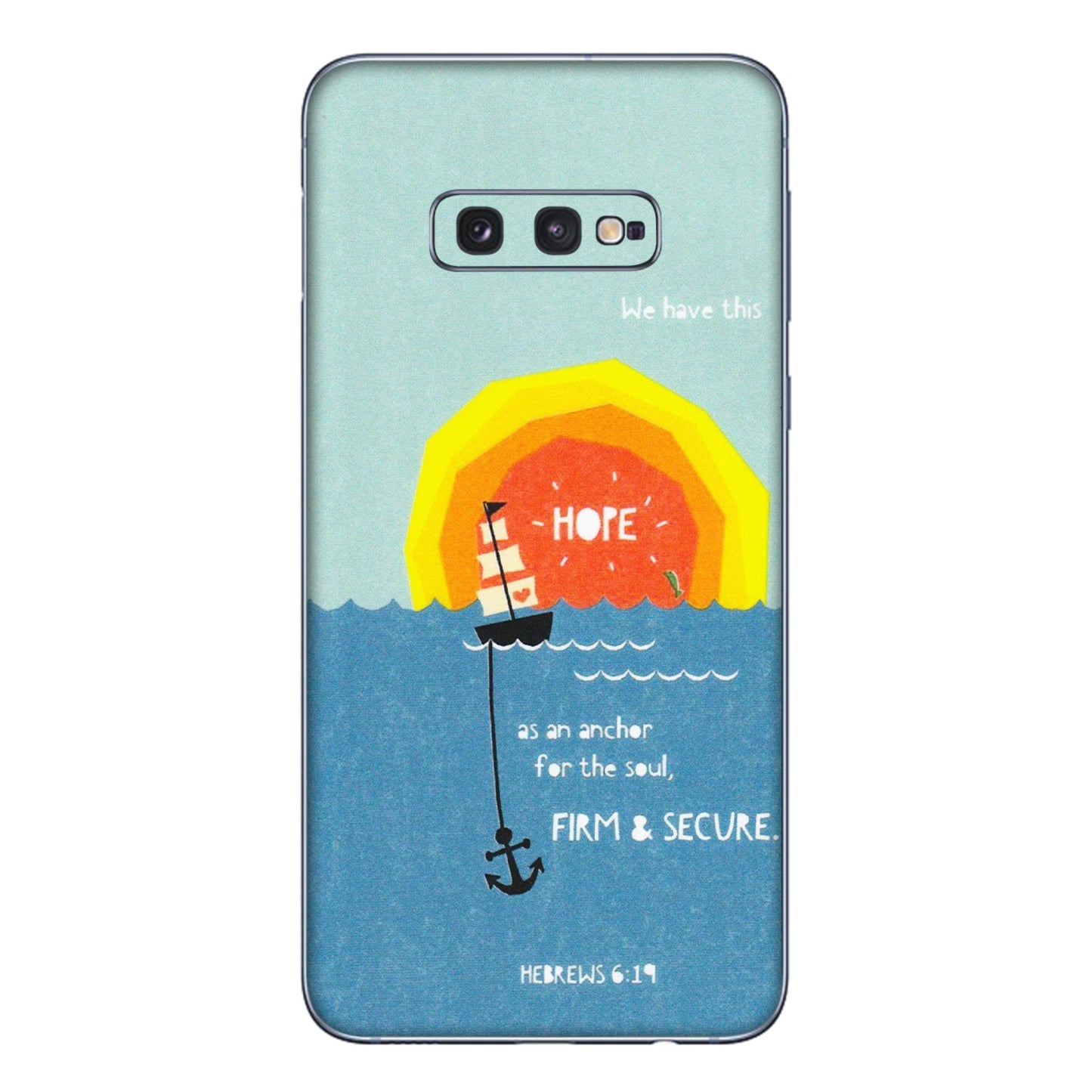 Samsung A/S Series Phone Skins (All Models) - A Beautiful Sunset of Hope - Matte Finish (M-75) Samsung Galaxy S10E