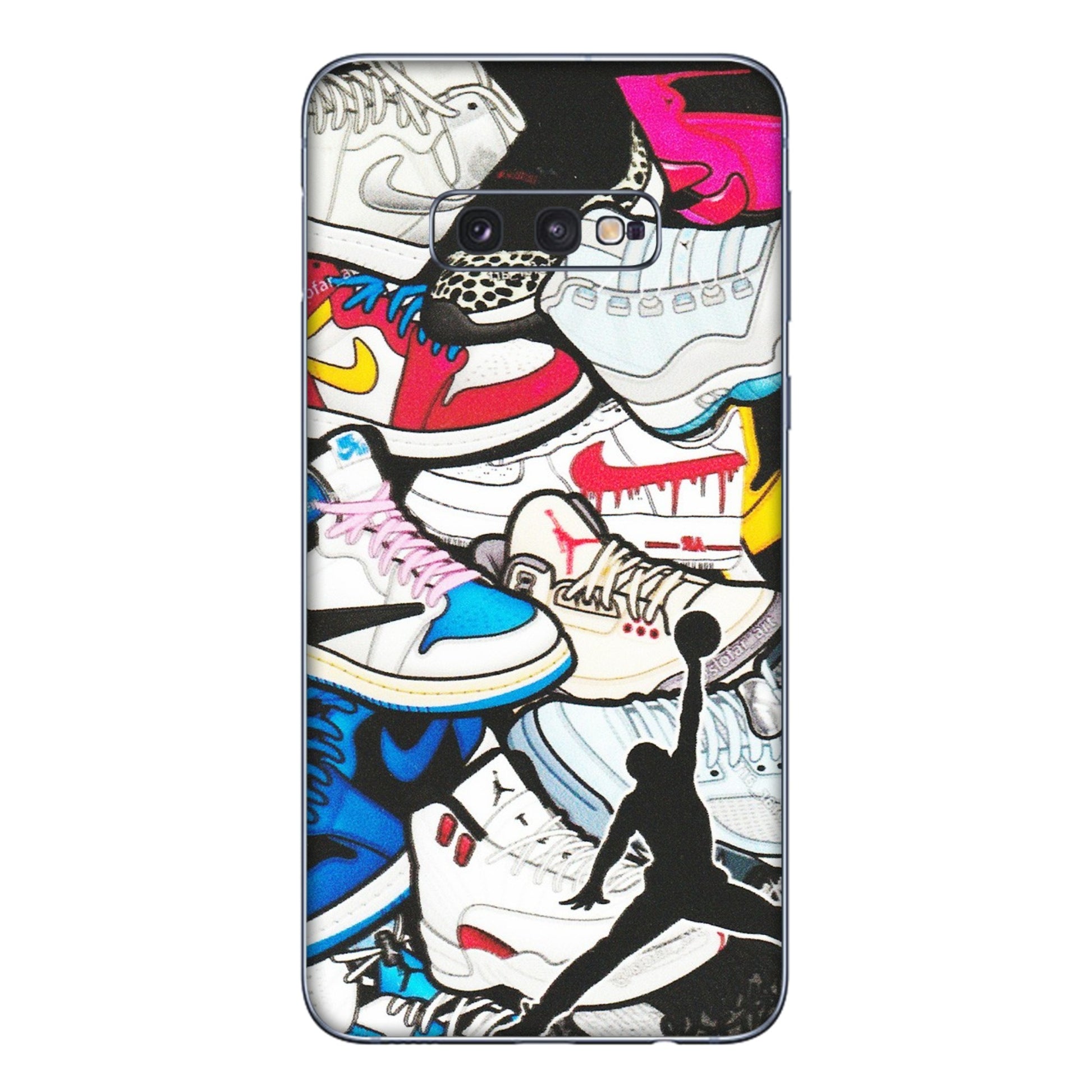 Samsung A/S Series Phone Skins (All Models) - Jordan Sneakers Fan - Matte Finish (M-80) Samsung Galaxy S10E