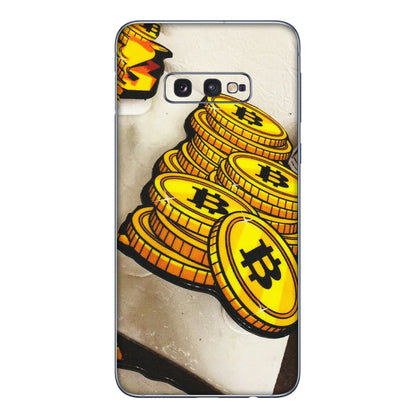 Samsung A/S Series Phone Skins (All Models) - Billionaire Bitcoin Collection - Matte Finish (M-92) Samsung Galaxy S10E