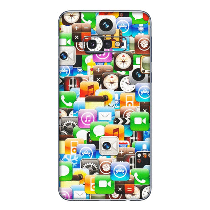 Samsung A/S Series Phone Skins (All Models) - All Apple Icons - Matte Finish (M-93) Samsung Galaxy S10E