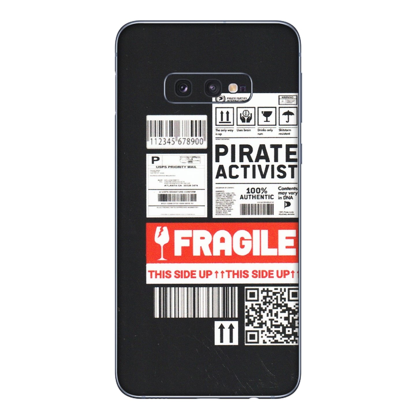 Samsung A/S Series Phone Skins (All Models) - Handle With Care - Matte Finish (M-99) Samsung Galaxy S10E