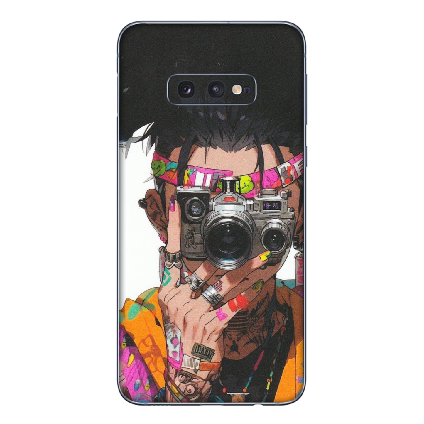 Samsung A/S Series Phone Skins (All Models) - Camera Lover Girl - Matte Finish (M-09) Samsung Galaxy S10E